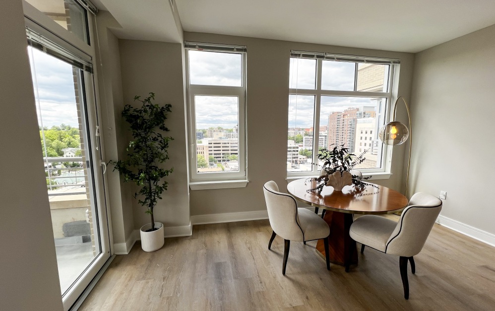 C1 - 3 bedroom floorplan layout with 2 bathrooms and 1439 square feet (Elegant Dining Space)