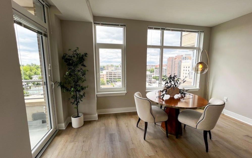 C1 - 3 bedroom floorplan layout with 2 bathrooms and 1439 square feet (Elegant Dining Space)